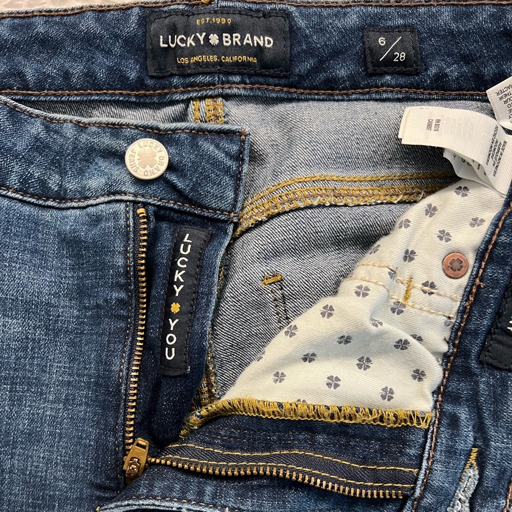 LUCKY JEANS | Mid Rise Dark Blue Skinny Jeans